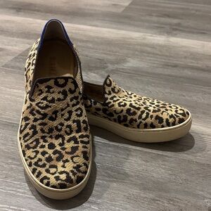 Rothy's Leopard Print Women’s Slip-On Loafers